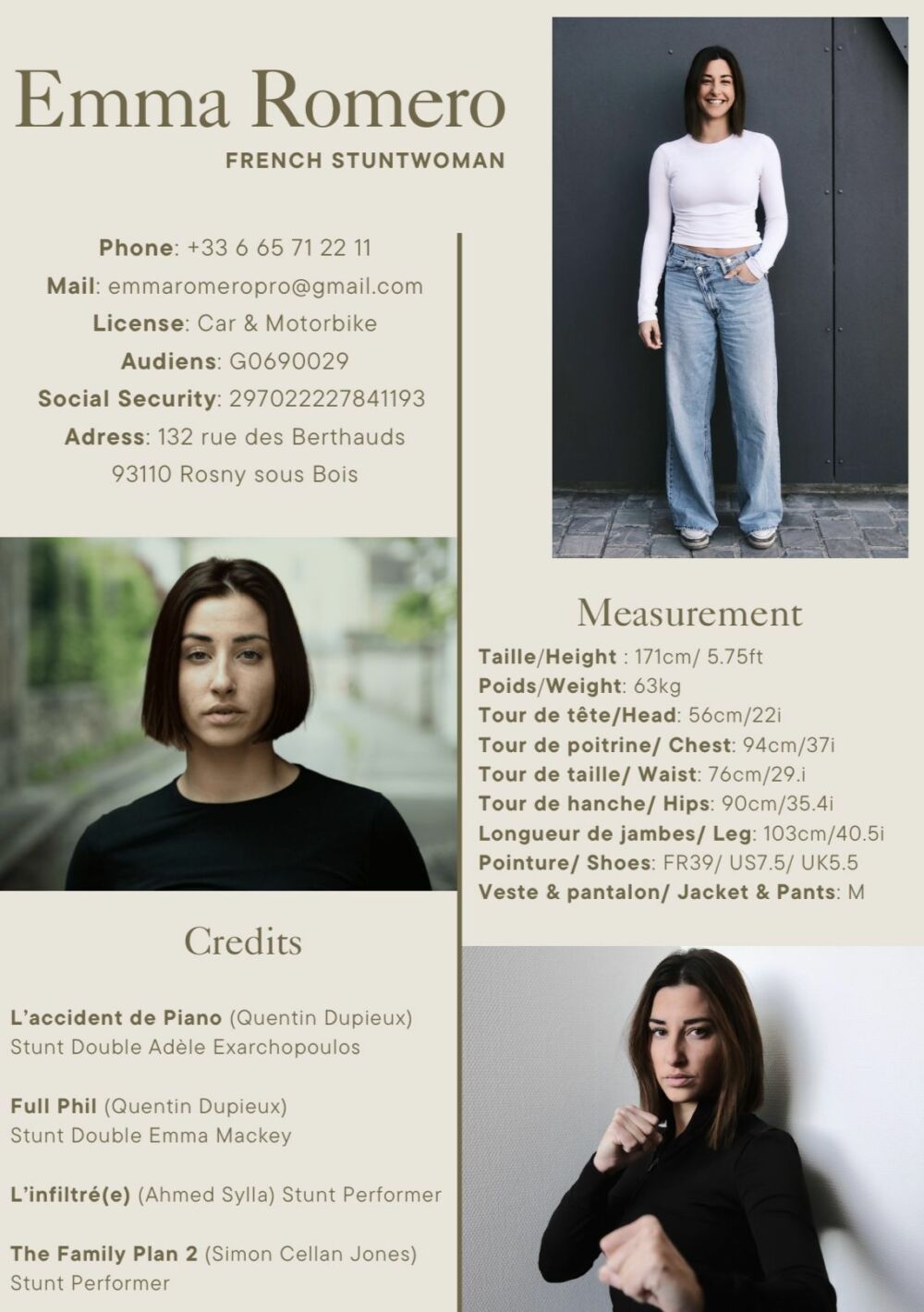 Sedcard